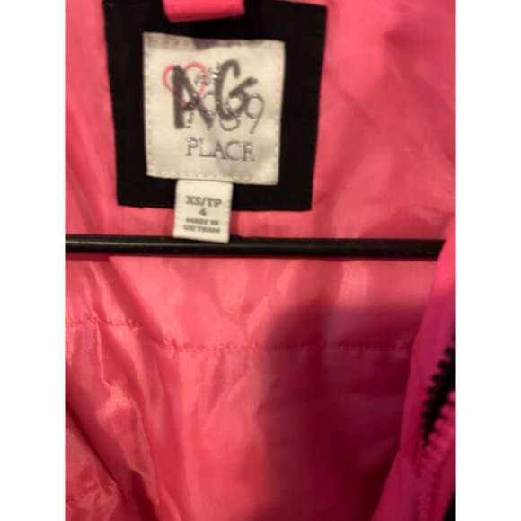 Big Dog 9 Pink & Black Hooded Winter Jacket XS - Picture 1 of 5